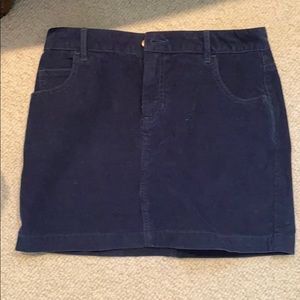 BDG blue corduroy skirt